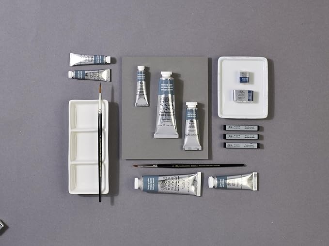 Winsor & Newton Professional Water Colour Paint, 1.25-oz Tube, Payne’s Gray