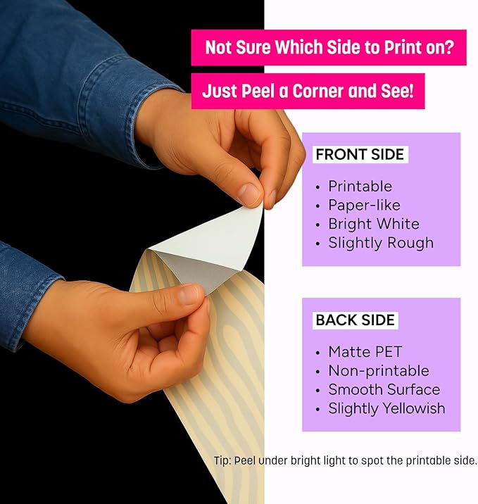 MINSEO Jet Flex Premium Opaque Heat Transfer Paper for Dark Fabric (5 Sheets 8.5x11") Printable Iron-on Transfer Vinyl for Inkjet Printer (Made in Korea)