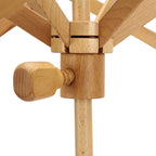 Brainmart Wooden Yarn Swift Umbrella Swift Yarn Winder Knitting Crocheting X-Large Heavy Duty Natural Beach Wood Handmade Swift, Holds up to a 6' Circumference Skein