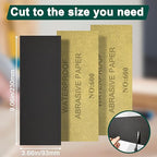 20PCS Sand Paper 600 Grit Sandpaper Sheets, 9 x 3.6 Inch Wet Dry Sandpaper Sheets, Sand Paper for Metal, Wood Furniture, Automotive and Crafts