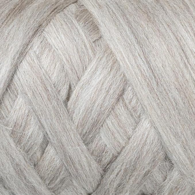 Natural Wool Bulk roving, 4 lb. Best Wool for Spinning, arm Knitting, Felting, Chunky Blankets yarn and Tapestry. Natural Colors, un-Dyed. (Sand, 4 lb)