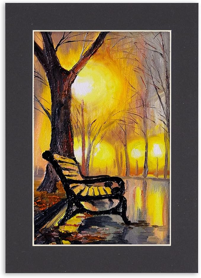 Pack of 25 Acid Free 8.5x11 Mats Bevel Cut for 7x9 Photos - Black Precut Matboards with Backing Boards and Clear Photo Mat Bags for Pictures, Photos, Framing - 4-ply Thickness