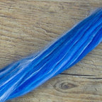 Revolution Fibers – Constellation Range Roving (8 Ounces) | Multicolored Tonal Blend of 70% Dyed Merino and 30% Tussah Silk Combed Top | Soft Fiber for Felting, Spinning, Knitting (Aquila Blue)