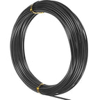 TecUnite Aluminum Craft Wire for Sculpting Armature Bendable Craft Wire for DIY Jewelry Making(Black, 10 M X 2 mm, 1 Roll)