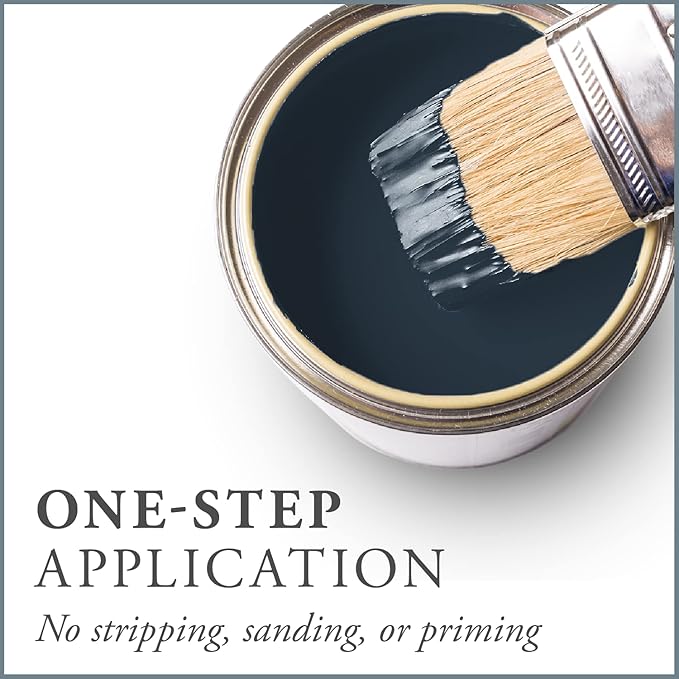 AMY HOWARD AT HOME Chalk-Based One Step Paint for Furniture, Cabinetry, Decor, Finish, and More | No Stripping, Sanding, or Priming | Dark Base | 16 Ounce | Lady Singing Blues