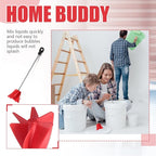 Loosh 3 Pcs 11 Inch Paint Stirrer for Drill, Paint Mixer Attachment, Helix Epoxy Mixer for Concrete Resin Silicone Stirrer Paddle Works with Most Drills