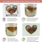 Leczany Cross Stitch Stamped Kit for Adults or Kids - Little Tiger and Butterfly | DIY Embroidery Starter Patterns Craft Kit Needlepoint for Beginner | 11CT, 3 Strands | 14.2x15.8 inches