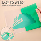 RENLITONG Apple Green Iron on Vinyl 12Inch by 50ft Roll HTV Heat Transfer Vinyl for T-Shirt HTV Rolls for All Cutter Machine - Easy to Cut & Weed for Heat Transfer Design