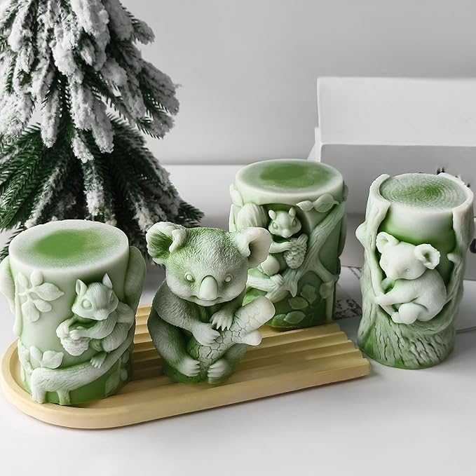 Animal Molds Animal Resin Mold - Resin Casting Silicone Molds for Home Decor & Candle Making Wave Spiral Mold