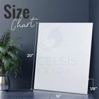 15 Pack Foam Board | White Foam Board 1/8 Inch Thick White Core Mat | Backing Board for Presentations, Signboards, Arts, Display and Crafts with Double-Sided Sheet - 16x20 Inches