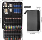 Drawing Kit,98PCS Drawing & Art Supplies Kit-Include Graphite Sketch Pencils,Colored Pencils,Charcoal Pencils Art Set and Portable Case,Ideal for Adults,Teens,Artists and Hobbyists