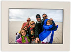 Pack of 25 Acid Free 8x10 Mats Bevel Cut for 5x8 Photos - White with Black Core Precut Matboards With Backing Boards and Clear Photo Mat Bags For Pictures, Photos, Framing - 4-ply Thickness