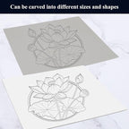 LDXDRU 8 Pack Linoleum Block for Printmaking, 12 x 12 Inch Linoleum Blocks Gray Linocut Block Linoleum Block Printing for Engraving Art Project Printmaking Stamp Carving Block