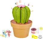 Cactus-Shaped Pin Cushion in a Pot with Included Sewing Notions | Magnetic Pin Holder | Cute Décor for Sewing Desks | Perfect Gift for Quilters, Sewers, Applique & Patchwork Crafters