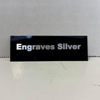 Blank Metal Plates for Laser Engraving - 4 Pack | Aluminum Sheets 0.020" Thick | CO2, Diode, Fiber Laser Compatible | Multiple Sizes & Colors (Black (engraves silver), 3x11.25 inch)