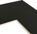 Craig Frames B404 Pre-cut Mat Board for 12x15 Print, 16x20, Textured Black