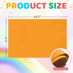 20 PCS EVA Foam Sheets DIY Handcraft Materials 1mm Thick 15.7 x 11.8 Inches Orange EVA Foam Papers for Arts and Crafts