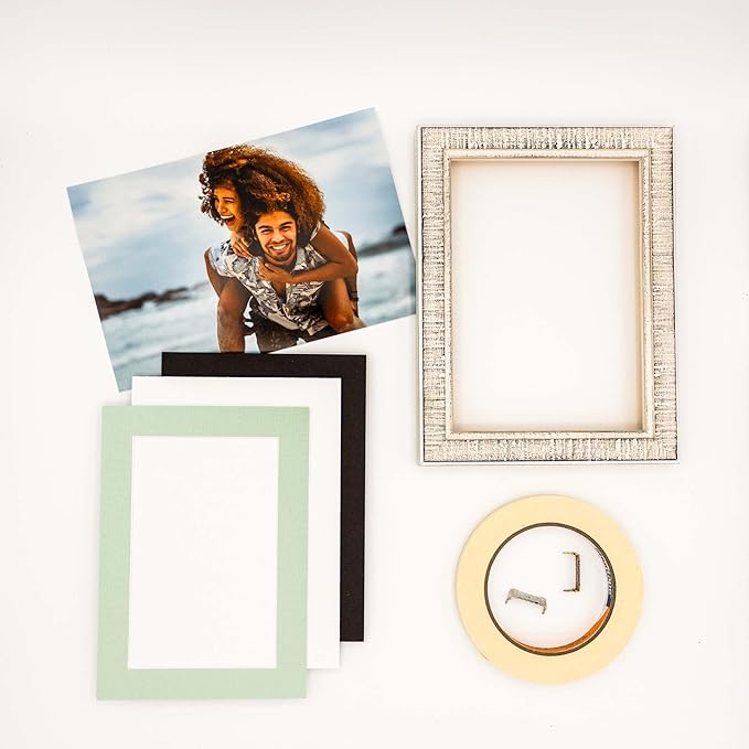 5x7 Mat for 8.5x11 Frame - Precut Mat Board Acid-Free Honeydew Green 5x7 Photo Matte For a 8.5x11 Picture Frame, Premium Matboard for Family Photos, Show Kits, Art, Picture Framing, Pack of 10 Mats