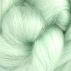 Revolution Fibers Dyed Corriedale Wool | 8 Ounces of Premium Combed Wool Top | 26 Micron, 100% Pure Corriedale Wool Roving, Ethically Sourced (Peppermint Green)