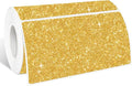 2" x 4" Glitter Gold Thermal Label Stickers,Waterproof Thermal Printer Sticker Labels for Gift Wrapping, Self-Adhesive Name Price Tag DIY Custom Logo Design (250 pcs,Silver)
