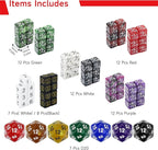 SIXPOINTS 130 Pieces MTG Counter Dice Plus 1 Life Counters Tokens 6 Sided D20 Dice & MTG Counters/Keyword Counters Set Compatible with Magic The Gathering, TCG, Card Games Accessories