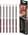 Creative Mark Cezanne Premium Colored Pencils English Red 6 Pack - Highly-Pigmented Drawing Pencils - Coloring Pencils for Drawing, Blending, Coloring, and More