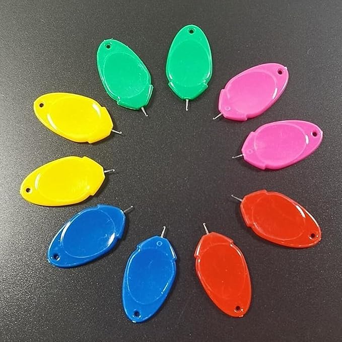 10 Pcs Needle Threader for Hand Sewing,2025 New Upgraded Automatic Sewing Machine Needle Threader Tool,Embroidery Simple Needle Threader,Automatic Threading Aid Needle Threader Tool