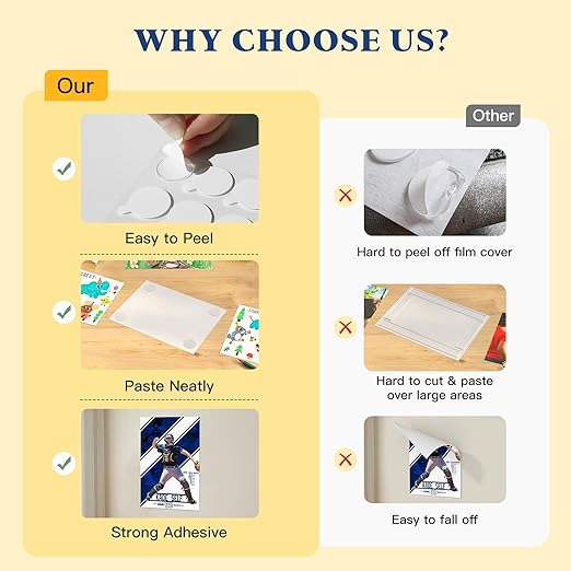 Double Sided Adhesive Dots– 280pcs Easy to Peel Sticky Dot,Clear Removable Mounting Putty Removable for Crafts, Posters, Balloons, and DIY Projects