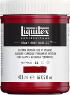 Liquitex Professional Heavy Body Acrylic Paint, 16-oz (473ml) Pot, Alizarin Crimson Hue Permanent