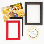 11x14 Mat Bevel Cut for 8.5x11 Photos - Acid Free Cardinal Red Precut Matboard With Backing Board and Crystal Clear, Self Seal Mat Bag - For Pictures, Framing - 4-ply Thickness