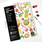 Funto Watercolor Paper Pads, 9x12, 30 Sheets, 140lb/300gsm, Cold Pressed, Acid-Free Heavyweight Art Paper for Painting, Drawing & Art Supplies