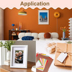 uxcell Picture Mats, 8 x 10 Mat Board Center for 5 x 7 Pictures Acid Free White Core Bevel Cut Frame Mattes with Backing for Display Art Measuring, Pink