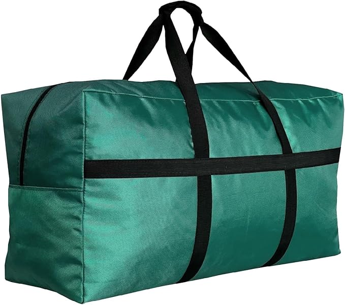 Extra Large Duffle Bag for Travel, Big Foldable Storage Bag - Green