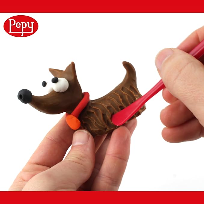 Pepy 35 PC Clay Sculpting Tools Set; 5 Each of 7 Different Shapes; Ideal for Polymer Clay, Air Dry Clay, Plastilina Modeling Clay, and Pottery Clay; Classroom Pack