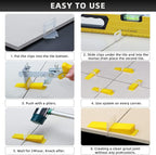 1/8” Tile Leveling System Spacers 2000 PCS Tile Leveling Clips Kit Prevent Tile lippage Leveler Spacers for DIY Professional Ceramic Tile and Stone Installation (1/8 IN, 2000)