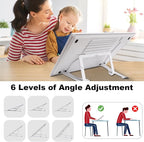 A3 Rechargeable LED Light Pad,Light Box for Tracing with Integrated Stand,3 Light Colors 6 Levels of Brightness and stepless dimming,Light Board for Diamond Painting,Drawing,Artists