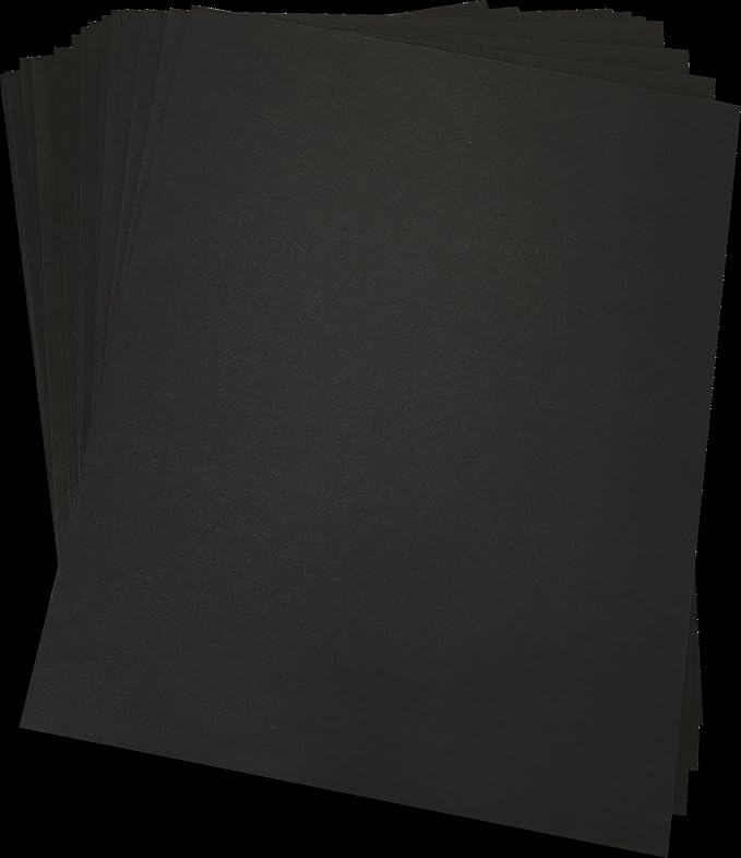 Black Foam Board 12 x 16 x 1/8" (3mm) Inch, 15 Pack Acid-Free Foam Core Poster Board Sheets for Art, Crafts, Presentation, Vision Board, Signboard, and Party Decorations