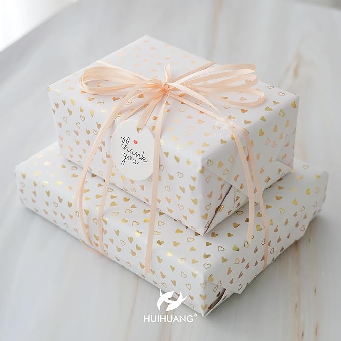 HUIHUANG Thin Satin Ribbon 1/8 inch x Continuous 100 Yards Roll Double Face Peach Satin Ribbon for Crafts, Gift Wrapping, DIY Bows, Invitation Card, Tag Decoration, Ornaments Decor