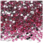 The Crafts Outlet 1,440pc Rhinestones Round 3mm (10ss) Lavender (Light Purple)