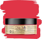 Dixie Belle Paint Company Chalk Finish Furniture Paint - Honky Tonk Red (4oz) - Matte True Red Chic Chalk Mineral DIY Furniture Paint