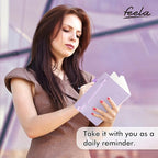 feela 5 Pack Notebooks Journals Bulk, Hardcover Classic Ruled Lined Journals with Pen Holder for Women Girls School Business Supplies, with 5 Black Pens, 120 GSM, 5.1”x8.3”, A5, Pastel Colors