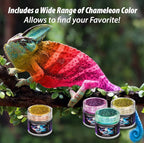 Chameleon Mica Powder, 28 Jars of Color Shift Mica Powder Set - Color Shifting Mica for Epoxy Resin, Tumbler - Chrome Pigment for Nails, Painting, Slime - Chameleon Pigment - Holographic Mica Powder