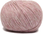 Pullu - Baby Alpaca Merino Wool Yarn Set of 3 Skeins (150 Grams) Worsted Weight - Sourced Directly from Peru - Heavenly Soft and Perfect for Knitting and Crocheting (Lilac Rose)