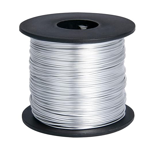 328 Feet Aluminum Craft Wire, 18 Gauge Silver Bendable Soft Metal Aluminum Wire Roll Bulk for DIY Crafts Sculpting Jewelry Making