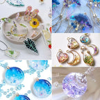 UV Resin 1000g, Hard Type Clear Beginner-Friendly Kit, Upgraded Formula & Crystal Clear for Jewlery Making, Art Craft, 250g*4 Resin UV Kit for Earring, Pendant, DIY