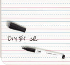 U Brands Dry Erase Lap Board, Double Sided, 9" x 12" Inches, Dry Erase Marker Included, Small White Board, 1 Count