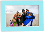 8x10 Mat Bevel Cut for 5.5x8.5 Photos - Acid Free Aquamarine Blue Precut Matboard - For Pictures, Photos, Framing - 4-ply Thickness