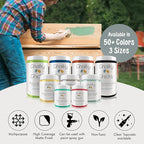 Chalky Chicks All-in-One Chalk Paint for Furniture or Cabinet - 16 Fl Oz - Matte Finish Sea Glass (Light Blue) for Metal, Wood Furniture Paint - No Sanding All-in-One for Home Decor & Crafts, USA Made