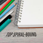 U.S. Art Supply 9"x12" Top Spiral Bound Sketch Book, 2 Pack, 100 Sheets Each, 60lb (100gsm), Acid-Free, Artist Sketchbook, Drawing Pad for Adults & Students