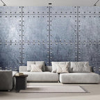 wall26 Wall Sticker/Wall Mural Metal Background, Not Peel and Stick, Non-Woven Wallpaper Decorative for Bedroom, Living Room,Office - 132x144 inches
